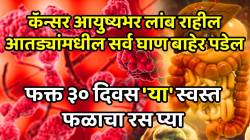कॅन्सर आयुष्यभर लांब राहील आतड्यांमधील सर्व घाण बाहेर पडेल; फक्त ३० दिवस ‘या’ स्वस्त फळाचा रस प्या