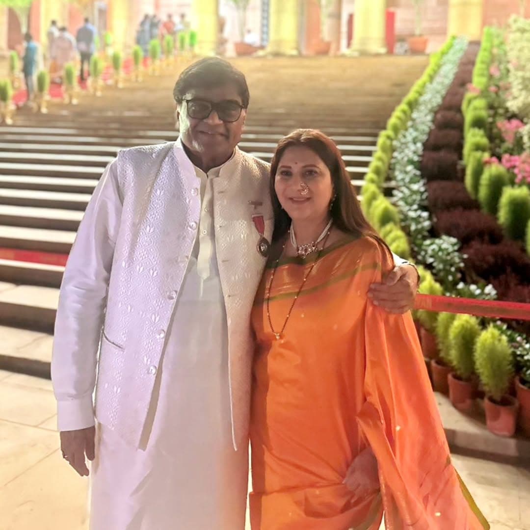 Nivedita Ashok Saraf Pink Paithani Saree Look