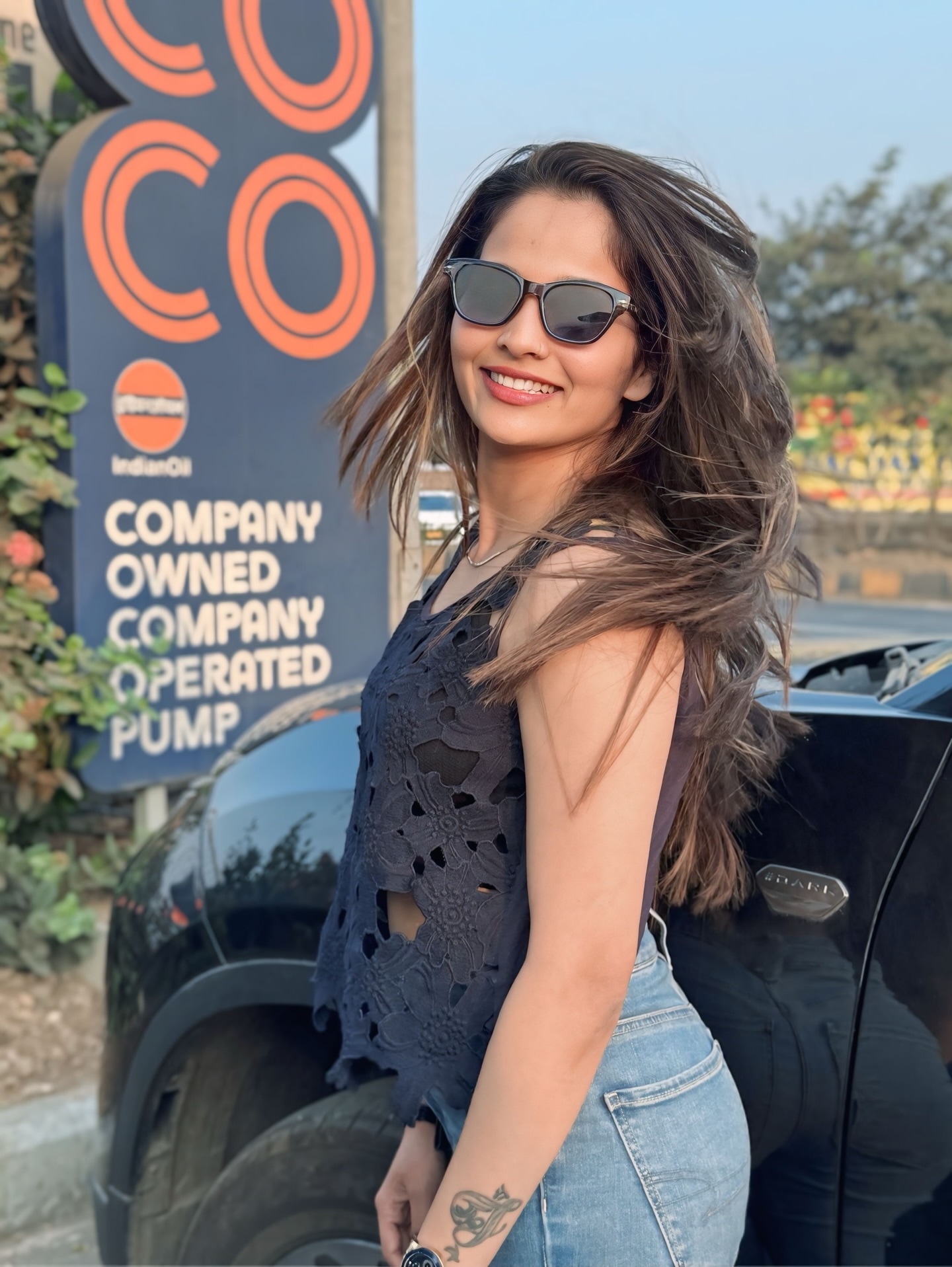 Prajakta Navnale New Car Photo