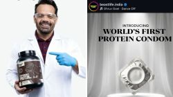 Protein Condom: बाजारात आता ‘प्रोटीन कंडोम’? फिटनेस ब्रँडच्या पोस्टने नेटकरी चक्रावले; सोशल मीडियावर रंगली मजेशीर चर्चा