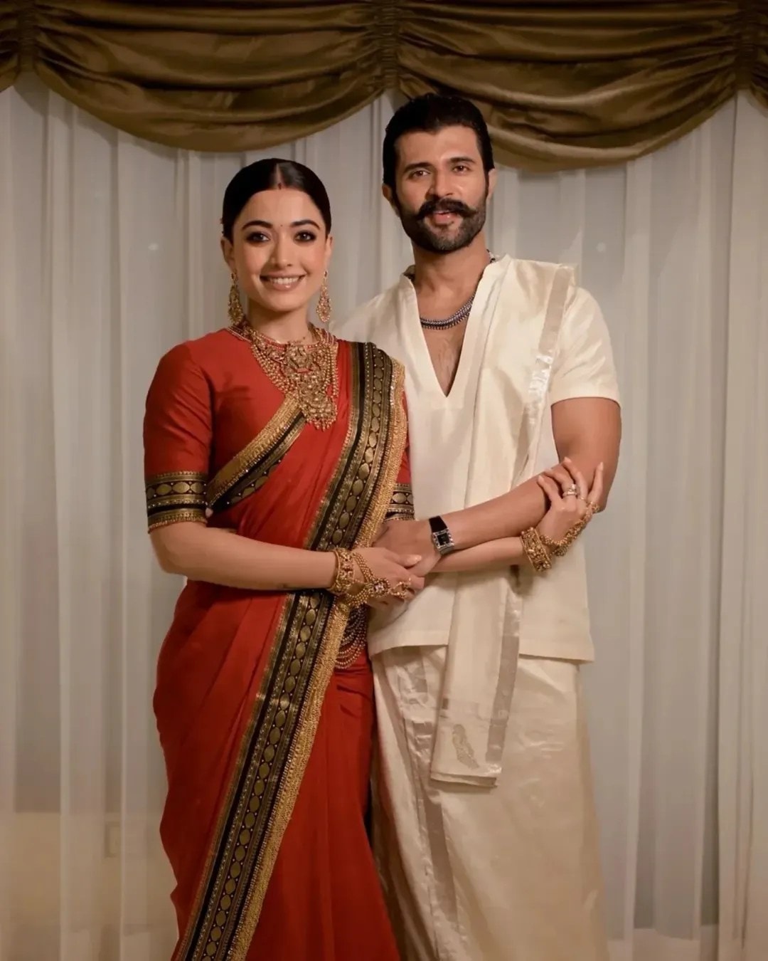Rashmika Mandanna Vijay Deverakonda reception photos