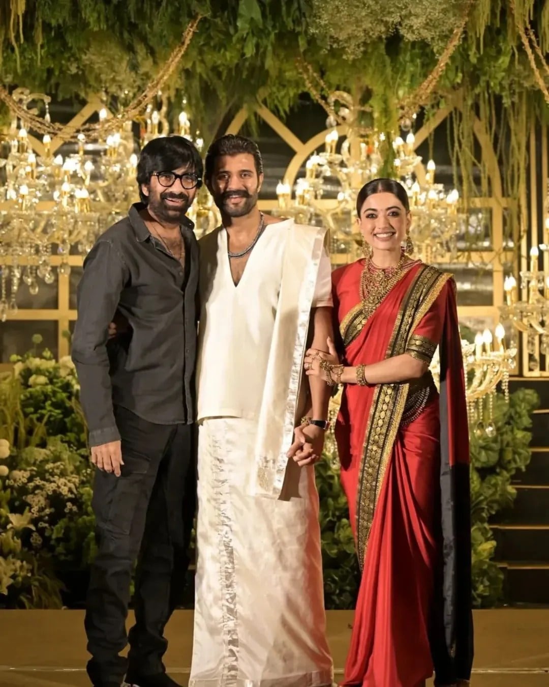 Rashmika Mandanna Vijay Deverakonda reception photos