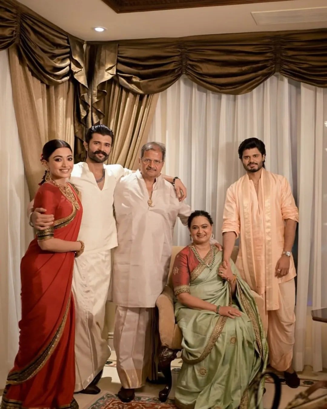 Rashmika Mandanna Vijay Deverakonda reception photos