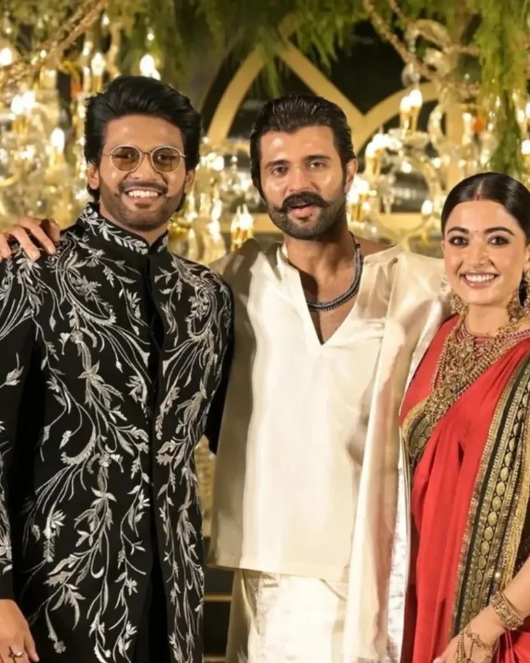 Rashmika Mandanna Vijay Deverakonda reception photos