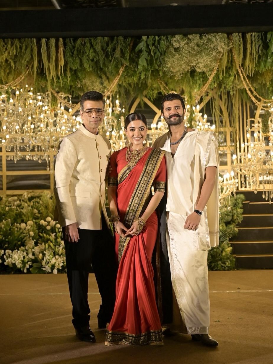 Rashmika Mandanna Vijay Deverakonda reception photos