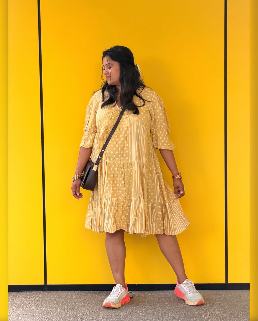 Rasika Vengurlekar Yellow Dress Look