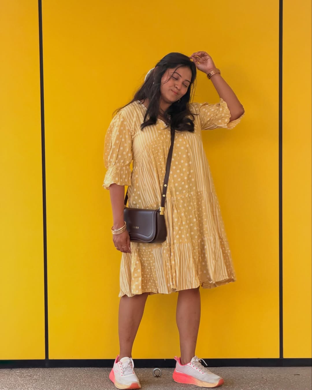 Rasika Vengurlekar Yellow Dress Look