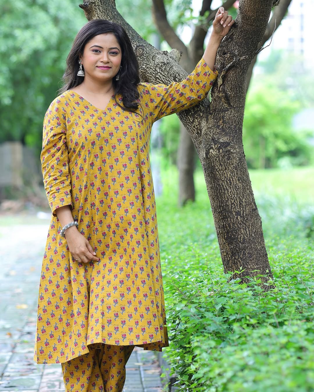 Rasika Vengurlekar Yellow Dress Look