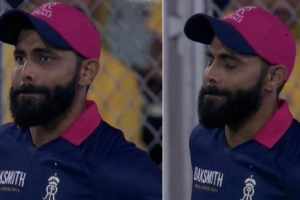 Ravindra Jadeja crying after hearing jaddu chants from CSK Fans in Live Match Video RR vs CSK IPL 2026
