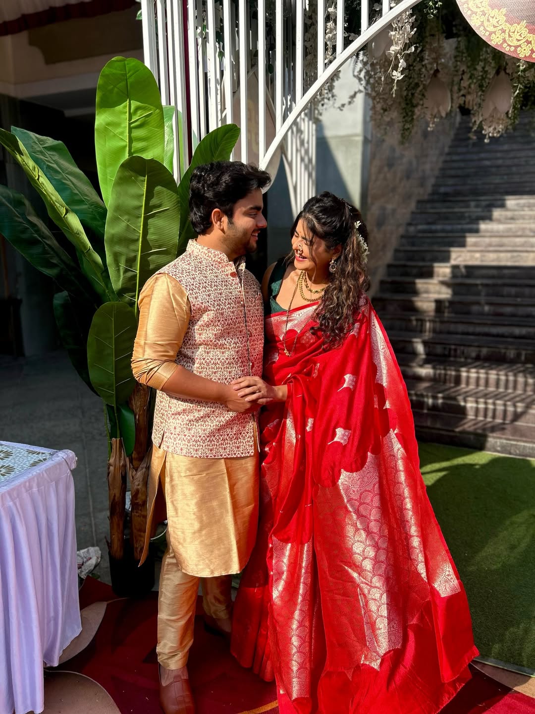 Sakshi Mahajan Athrva Karve Romantic Photoshoot