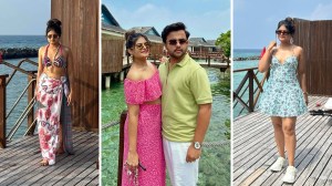 बिकिनी अन् ऑफ-शोल्डर ड्रेस.. लग्नानंतर साक्षी महाजनचा बोल्ड लूक; पाहा मालदीव हनिमूनचे फोटो