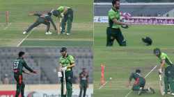 खेळभावना कुठे गेली? सलमान आघा बांगलादेशला मदत करण्याच्या नादात विचित्रपणे रनआऊट, रागात हेल्मेट ग्लोव्हज फेकले; VIDEO