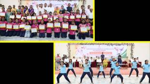 Chandrakant Patil Sangli Girls Self Defense | चंद्रकांत पाटील सांगली मुलींना लाठीकाठी प्रशिक्षण