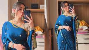 Sara Tendulkar Marathi Look Saree Photos Viral Arjun Saania Pre Wedding Festivites