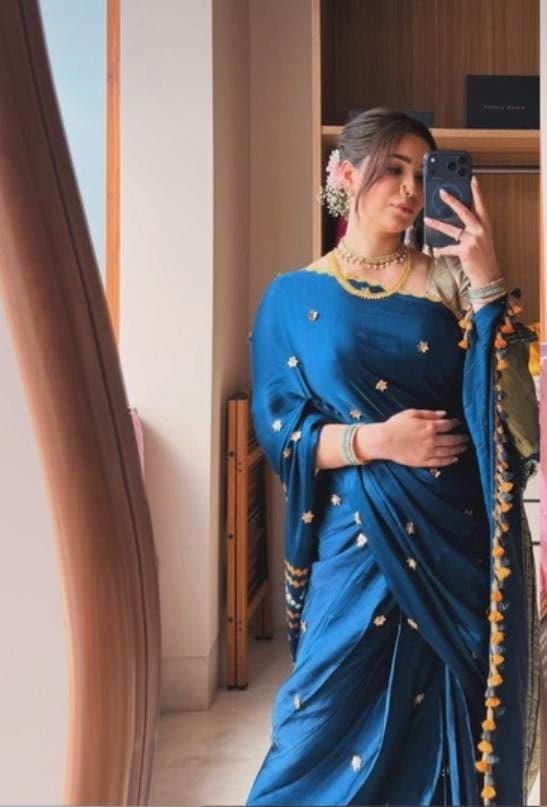 Sara Tendulkar Marathi Look