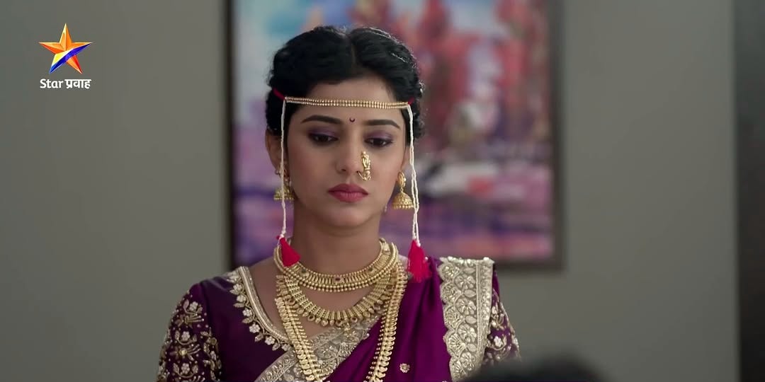 Shivani Mundhekar Purple Nauvari Saree Jewellery Look