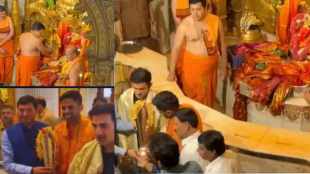 Suryakumar Yadav Gautam Gambhir Visit Siddhivinayak Temple in Mumbai with T20 World Cup trophy Video