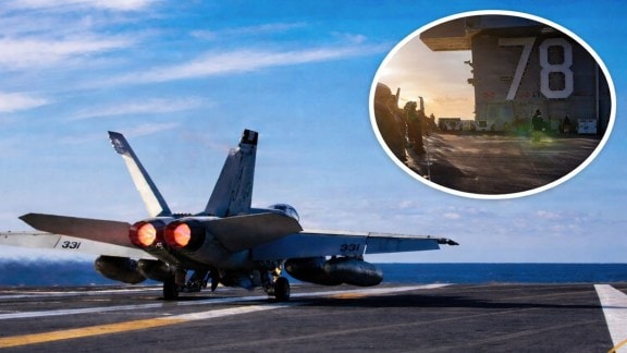 USS Gerald R. Ford in war