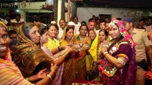 Meghana Bordikar Banjara Dress Holi | मेघना बोर्डीकर बंजारा वेशभूषा होळी | Parbhani Guardian Minister Holi Celebration | जिंतूर बंजारा तांडा होळी उत्सव