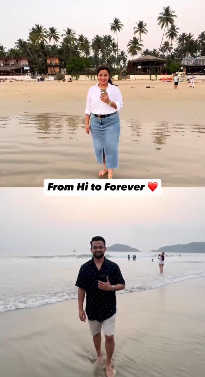Apurva Nemlekar honeymoon photos Goa