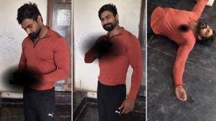 man shots himself when video shoot delhi