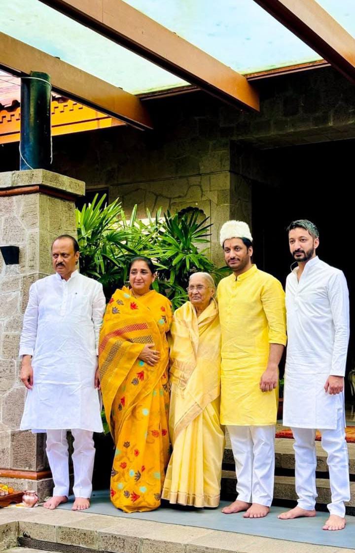 Ajit Pawar first Gudi Padwa after death, Parth Pawar emotional post