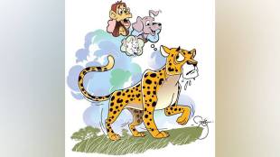 Leopard in Maharashtra village | गावात बिबट्याचा वावर आणि पाळीव प्राण्यांची एकजुट