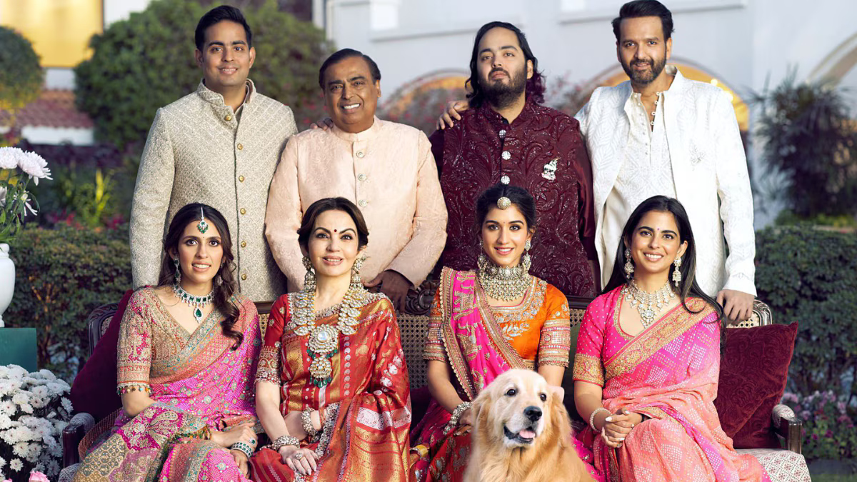 ambani family photo