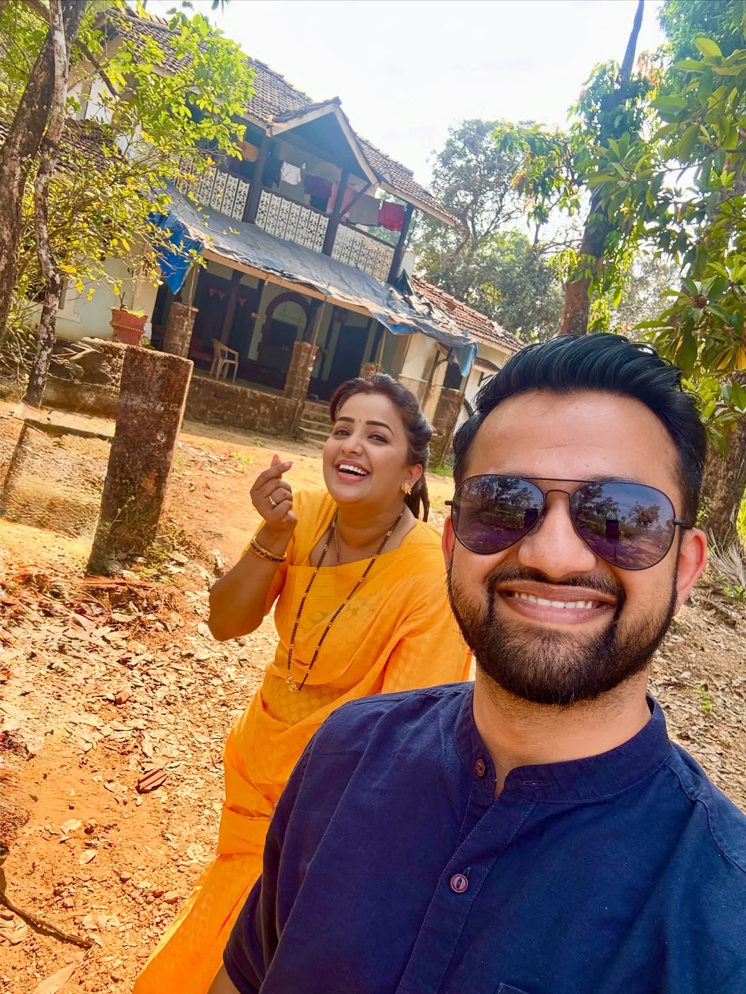 apurva nemlekar went to kokan sindhudurg revisit naik wada from ratris khel chale serial with husband