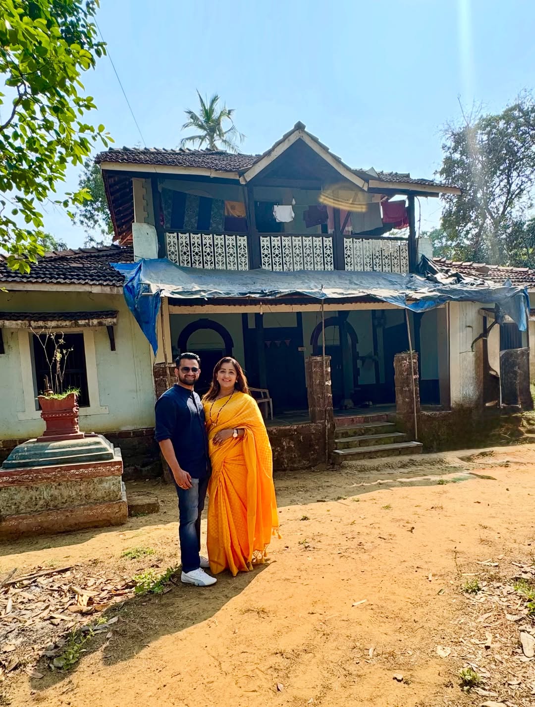 apurva nemlekar went to kokan sindhudurg revisit naik wada from ratris khel chale serial with husband