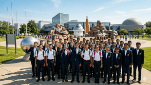 Maharashtra students NASA visit 2026 | Mukhyamantri Vidyarthi Vigyan Wari scheme | Maharashtra School Education Department science exhibition winners | ISRO visit for school students Maharashtra