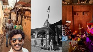 bigg boss marathi 6 fame actor ayush sanjeev went to kokan village mahad for shimga shares photos