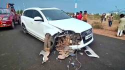 Hubballi BJP Leader Son Death | Audi Q7 Reel Stunt : रीलचे वेड जीवावर बेतले, भाजपा नेत्याच्या १५ वर्षीय मुलाचा ऑडी कारच्या धडकेत करुण अंत; हुबळीतील थरार