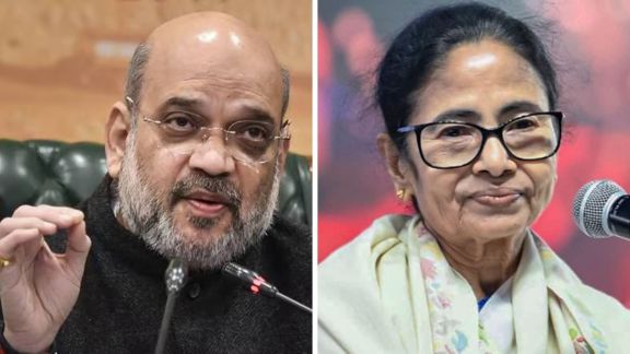 Amit Shah releasing chargesheet in Kolkata | Amit Shah vs Mamata Banerjee West Bengal news | अमित शाह कोलकाता पत्रकार परिषद | ममता बॅनर्जी सरकारविरोधात आरोपपत्र