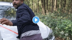 Taxi Driver Bonnet Incident: थरार! टॅक्सी चालकाला बोनेटवर लटकवून ४ किमीपर्यंत नेले; पाहा अंगावर काटा आणणारा व्हिडिओ