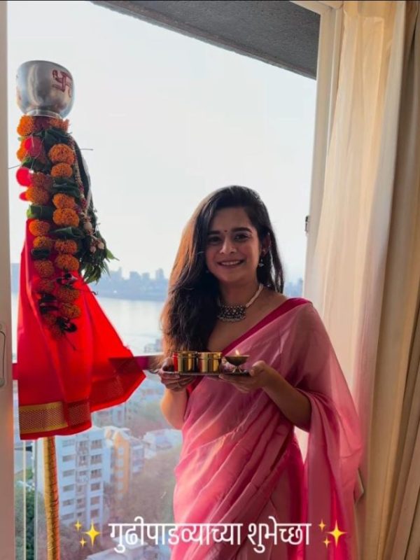 Mithila Palkar Gudi Padwa 2026 traditional look