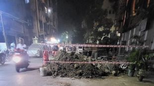 dombivli-west-power-cut-mahavitaran-cable-damaged-jcb-road-work-devichapada-gopinath-chowk