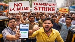 ई- चलानच्या विरोधात खासगी संघटना आक्रमक, राज्यव्यापी बंदची हाक, सरकारबरोबर बोलणीही सुरू