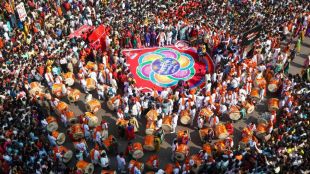 Girgaon Gudi Padwa Shobha Yatra Mumbai | Marathi Nav Varsh Swagat Yatra celebrations | Women in Nauvari saree bike rally Mumbai | Traditional Marathi culture Gudi Padwa festival Girgaon