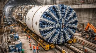 GMLR Mumbai widest tunnel construction TBM | गोरेगाव मुलुंड जोडरस्ता बोगदा काम | Largest Tunnel Boring Machine Mumbai Infrastructure | मुंबईतील सर्वात मोठा बोगदा टीबीएम यंत्र