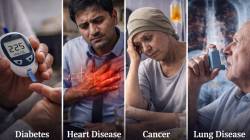 भारतात असंसर्गजन्य आजारांचे वाढते संकट!, बदलती जीवनशैली ठरते धोक्याची घंटा…