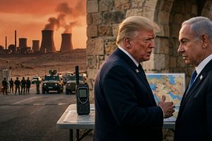 Donald Trump and Benjamin Netanyahu Middle East War | इस्रायल इराण अणुयुद्ध शक्यता विश्लेषण | Israel Iran conflict nuclear threat impact | डोनाल्ड ट्रम्प इस्रायल इराण युद्ध धोरण