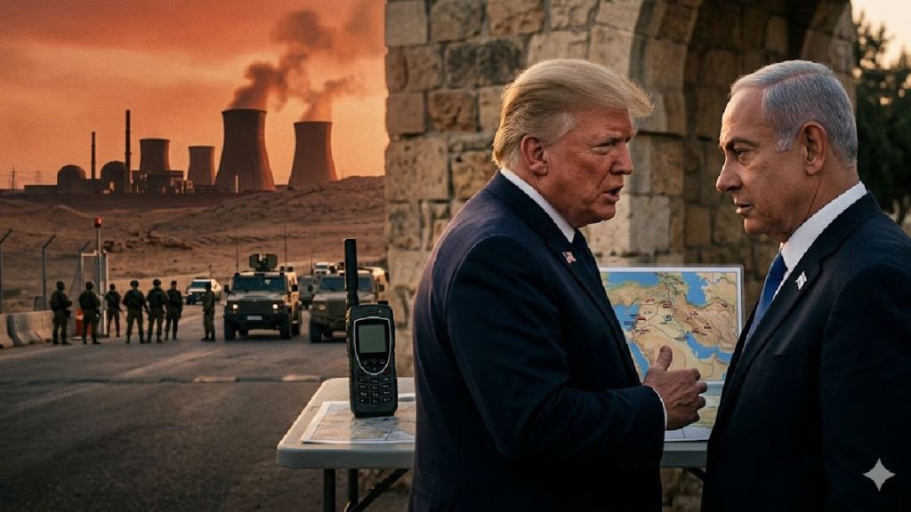 Donald Trump and Benjamin Netanyahu Middle East War | इस्रायल इराण अणुयुद्ध शक्यता विश्लेषण | Israel Iran conflict nuclear threat impact | डोनाल्ड ट्रम्प इस्रायल इराण युद्ध धोरण Donald Trump and Benjamin Netanyahu Middle East War | इस्रायल इराण अणुयुद्ध शक्यता विश्लेषण | Israel Iran conflict nuclear threat impact | डोनाल्ड ट्रम्प इस्रायल इराण युद्ध धोरण