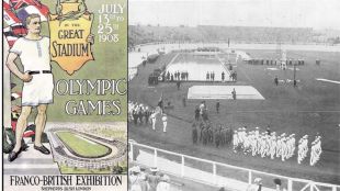 London Olympics 1908 historical stadium | Pierre de Coubertin Olympic revival | Lord Desborough British sports history | 1908 Olympic Games White City Stadium London