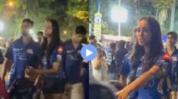 MI vs KKR, IPL 2026: आईसारखीच माया! अगस्त्यला वाचवण्यासाठी हार्दिकची गर्लफ्रेंड पापाराझींवर संतापली; महिका शर्माच्या कृतीचं नेटकऱ्यांकडून होतंय कौतुक, VIDEO