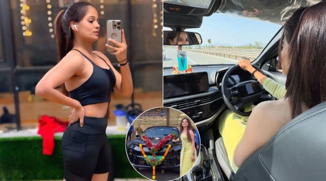 marathi actress prajakta navnale buy new electric car shares video on social media