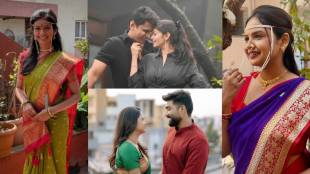 marathi actors roomani khare stavan shinde and apurva gore anshuman joshi wedding