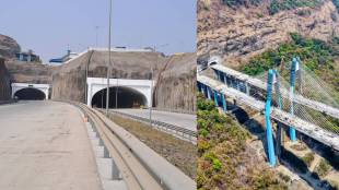 Mumbai Pune Expressway Missing Link Project Progress | मुंबई पुणे एक्सप्रेसवे मिसिंग लिंक काम पूर्ण | New Mumbai Pune Highway Bridge view | १ मे पासून मुंबई पुणे प्रवास जलद