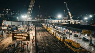 Western Railway Mega Block | Prabhadevi Bridge Construction | Mumbai Local Train Updates | प्रभादेवी उड्डाणपूल काम पश्चिम रेल्वे मेगाब्लॉक