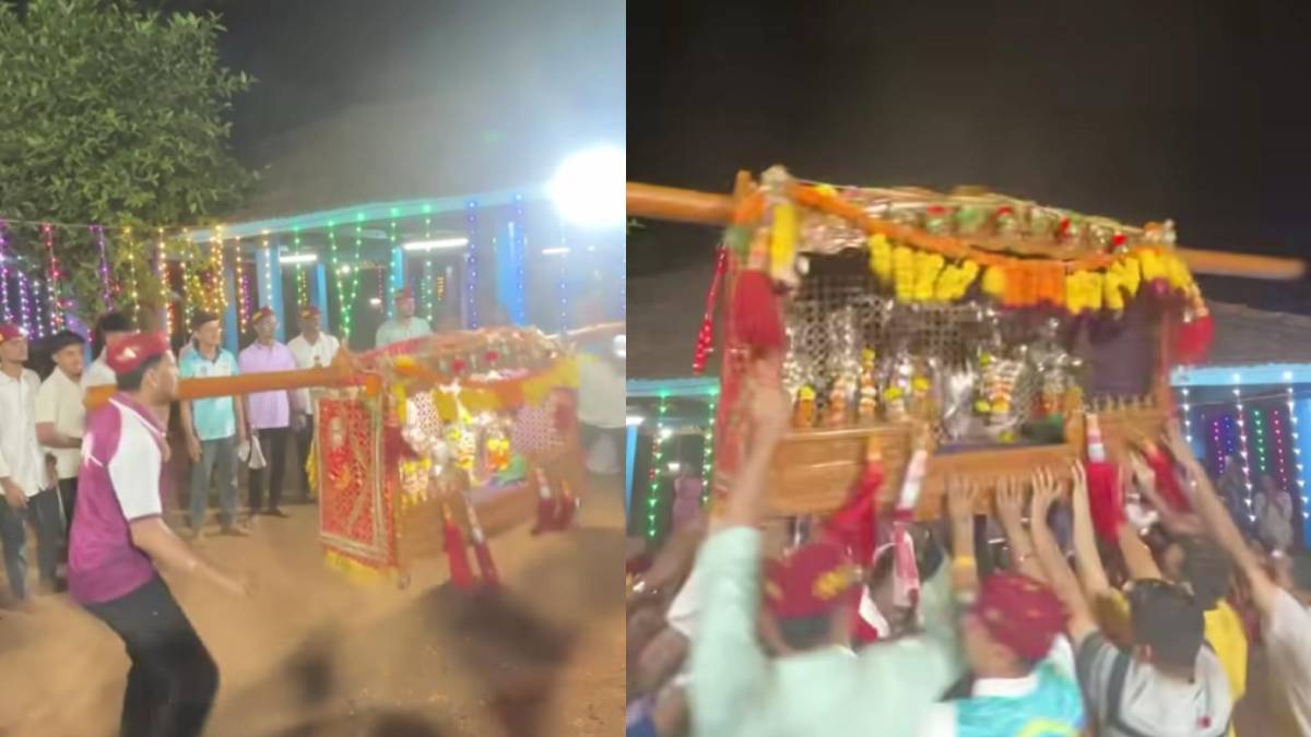 actor nikhil bane went to hometown chiplun for shimga holi ceremony celebrate festival with tradition